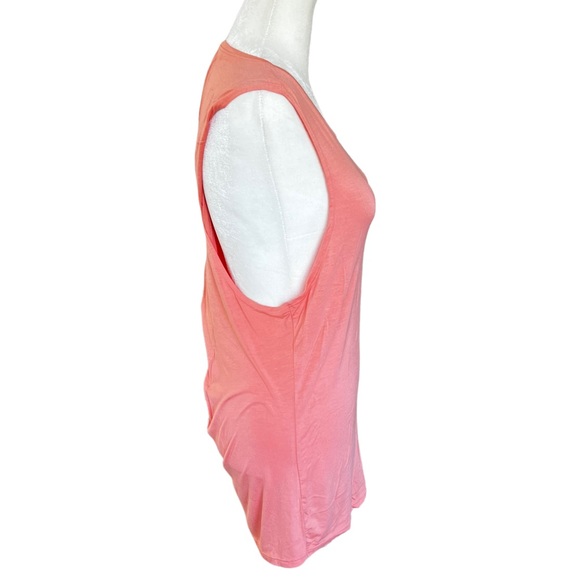 NWT Laundry by Shelli Segal Sleeveless Twist Back Tank Top in Coral Women’s Sz M - Picture 3 of 8